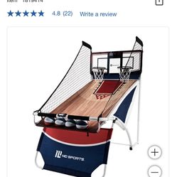 MD Sports Ez Fold 2 Player Arcade Basketball