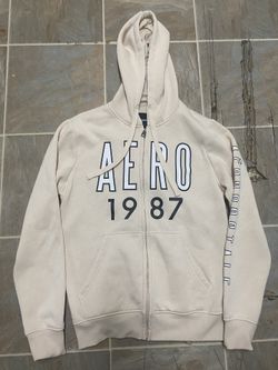 Aeropostale 1987 Beige Hoodie