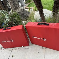 Titan Crash Pads red silencer Drop pad set weightlifting set