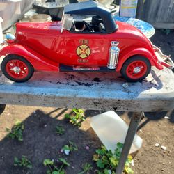 Vintage unopened jim beam whiskey fire truck, 30 year old whiskey