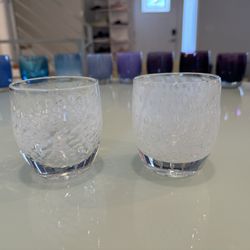 2 Yes Glassybaby Votives - Seconds
