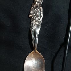 Sterling Silver Native American Spoon 