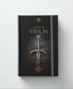 Biblia RVR60 Tamaño Manual Letra Grande Tapa dura con elástico: Espada