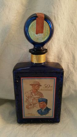 America an Legion 50th Anniversary.Straight Bourbon Whisky Decanter..1919 - 1969