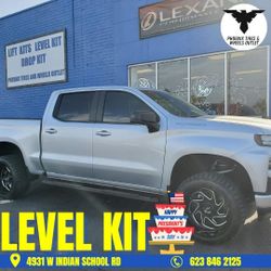 LEVEL KIT SAME DAY INSTALL CHEVY FORD RAM DODGE NISSAN JEEP 