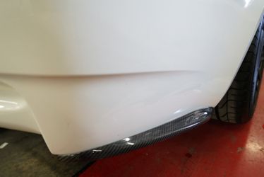 E92 m3 rear bumper extensions