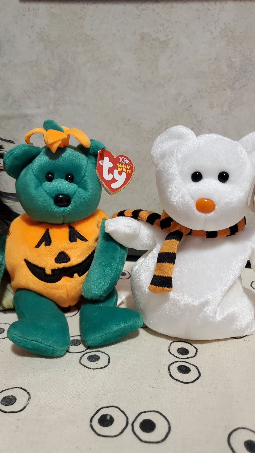 Halloween Beanie Babies- Tricky and Quivers