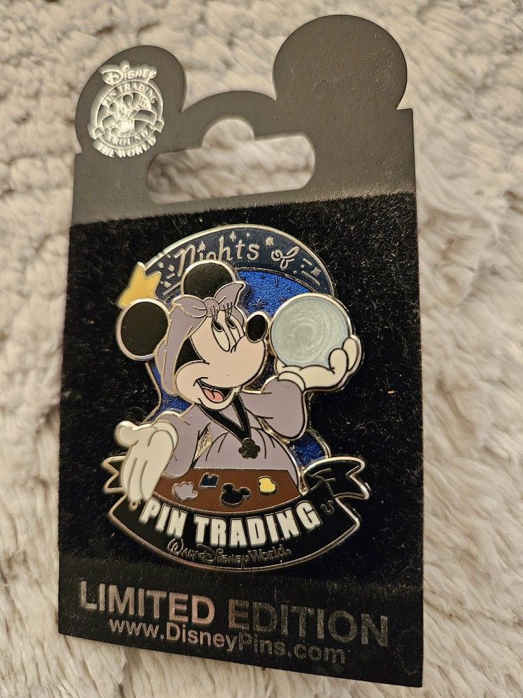 Mickey Mouse Pin.and Coin Key Chain
