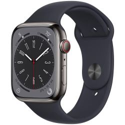 Apple Watch Series 8 (GPS+Cellular, 45MM) Graphite Stainless Steel Case