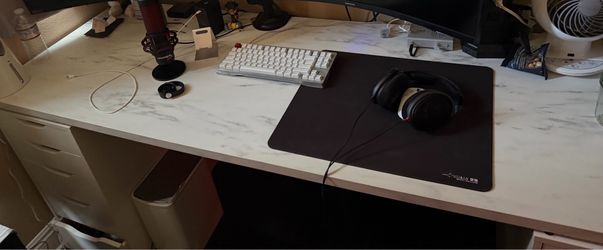 IKEA EKBACKEN Countertop desk and ALEX Drawer