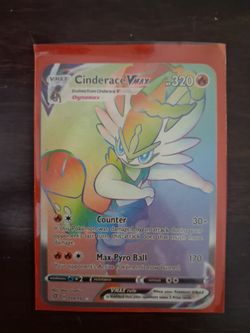 2020 Pokemon Sword & Shield Rebel Clash 194 Full Art/cinderace Vmax Secret PSA 10