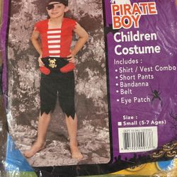 Pirate Costume Kids Halloween Or Pretend Play Homeschool Classroom 