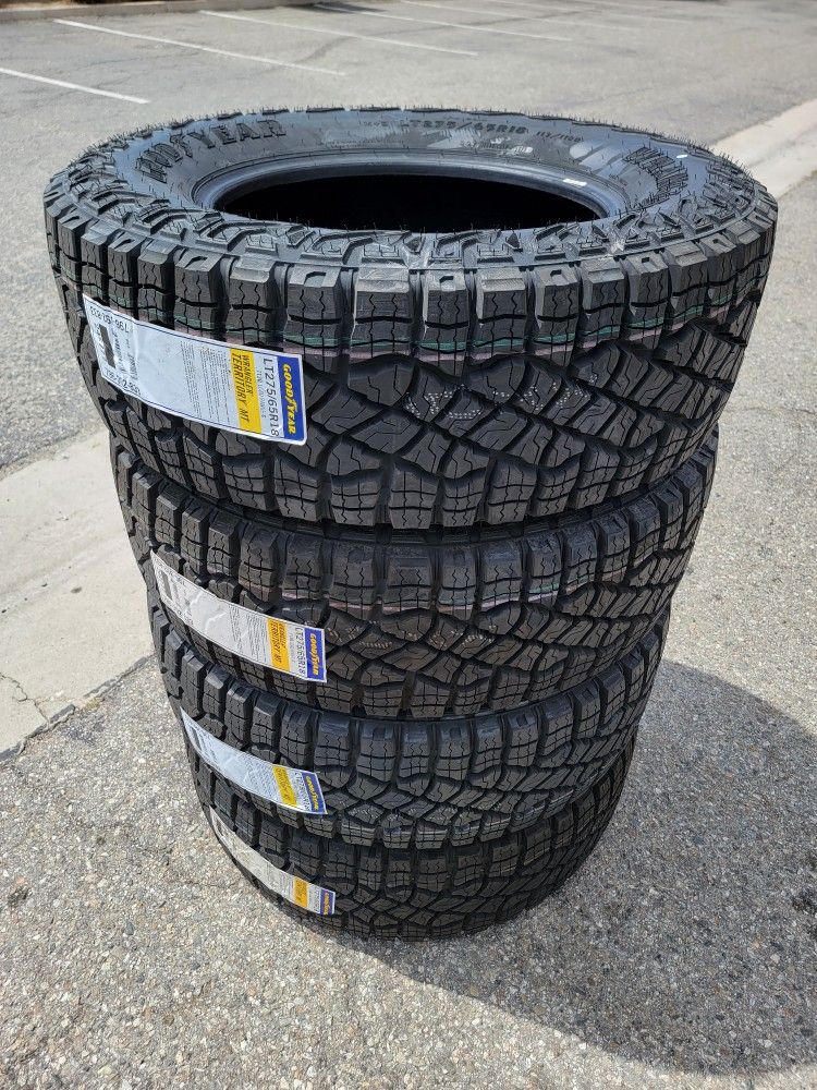 LT 275 65 18 NEW TIRES TUNDRA SEQUOIA TITAN ARMADA RUBICON GLADIATOR SILVERADO SUBURBAN AVALANCHE TAHOE SIERRA F150 RAM