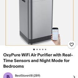 OxyPure WiFi Air Purifier