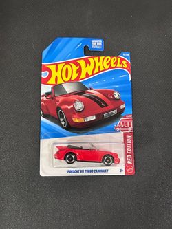 Hot wheels Porsche 911 cabriolet red edition