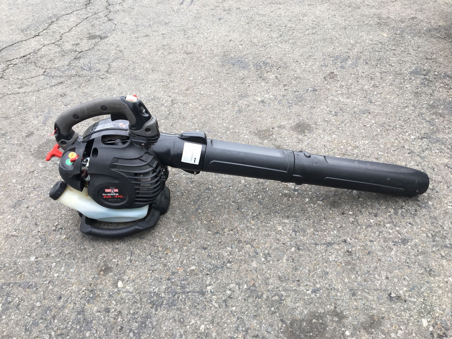 Craftsman 25cc Gas Leaf Blower