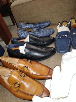 9.5 men's dress shoes designer 6 pairs