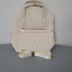 Bella Russo Women's Travel Backpack Cream Color