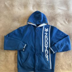 Woman’s Zoo York  Full Button Sweatshirt Hoodie * Size Small. 