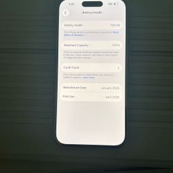 iPhone 15 - No Restrictions - like New - Black