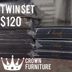 Twin Mattress & Boxspring $120