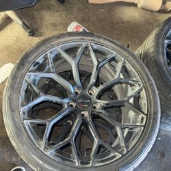 20" Gianelle Monte Carlo wheels staggered set up for ford Mustang, 5 x 114.3 bolt pattern