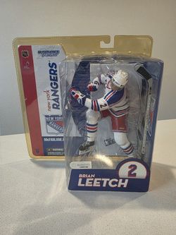 Brian Leetch Variant Mcfarlane rare Action Figure 2004 New NHL Hockey Series 9