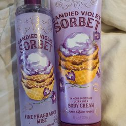 Candied Violet Sorbet 