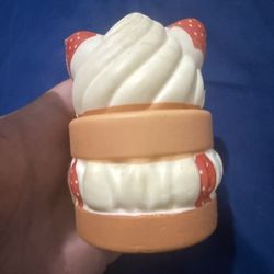 4” Foam Strawberry Cake Squishy Slow Rising Stress Relief Toy