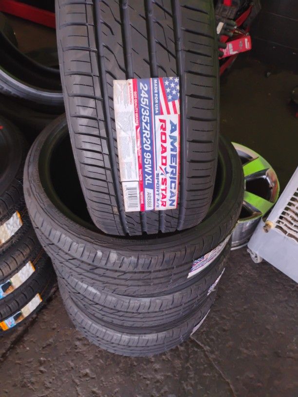 New Set Of Tires 245 35 20 AMERICAN