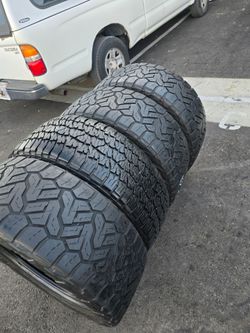 4 Used Tires Lt275 55r20 $220.00 all 4