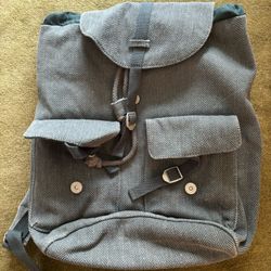 Denim Blue Backpack 
