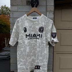 White Camo Miami Bape Tee 
