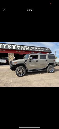 Hummr wheels and tires 22x12 with 33”