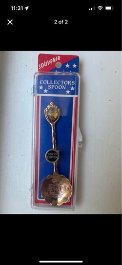 Copper spoon