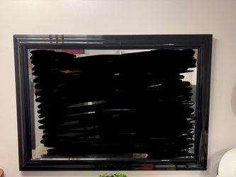Black Framed Wall Mirror