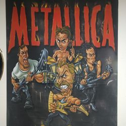 Metallica Collectable Poster Scroll