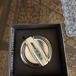 Genuine Mercedes Benz AMG Edition 55 Fuel Tank Filler Gas Cap Cover Matt Chrome