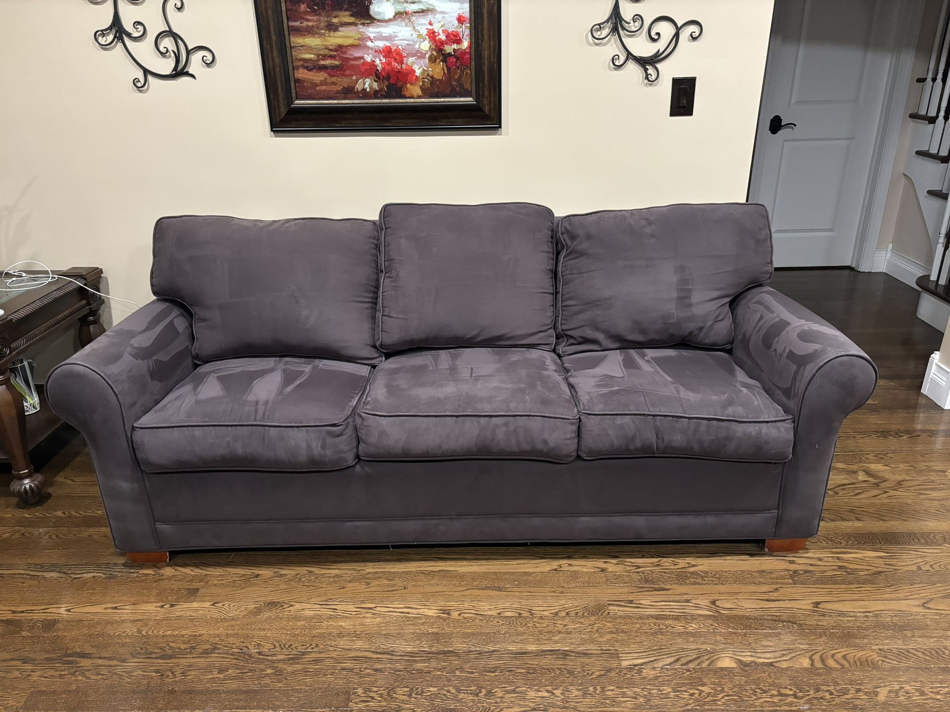 Raymour and Flanigan Pull out Sofa and Loveseat  