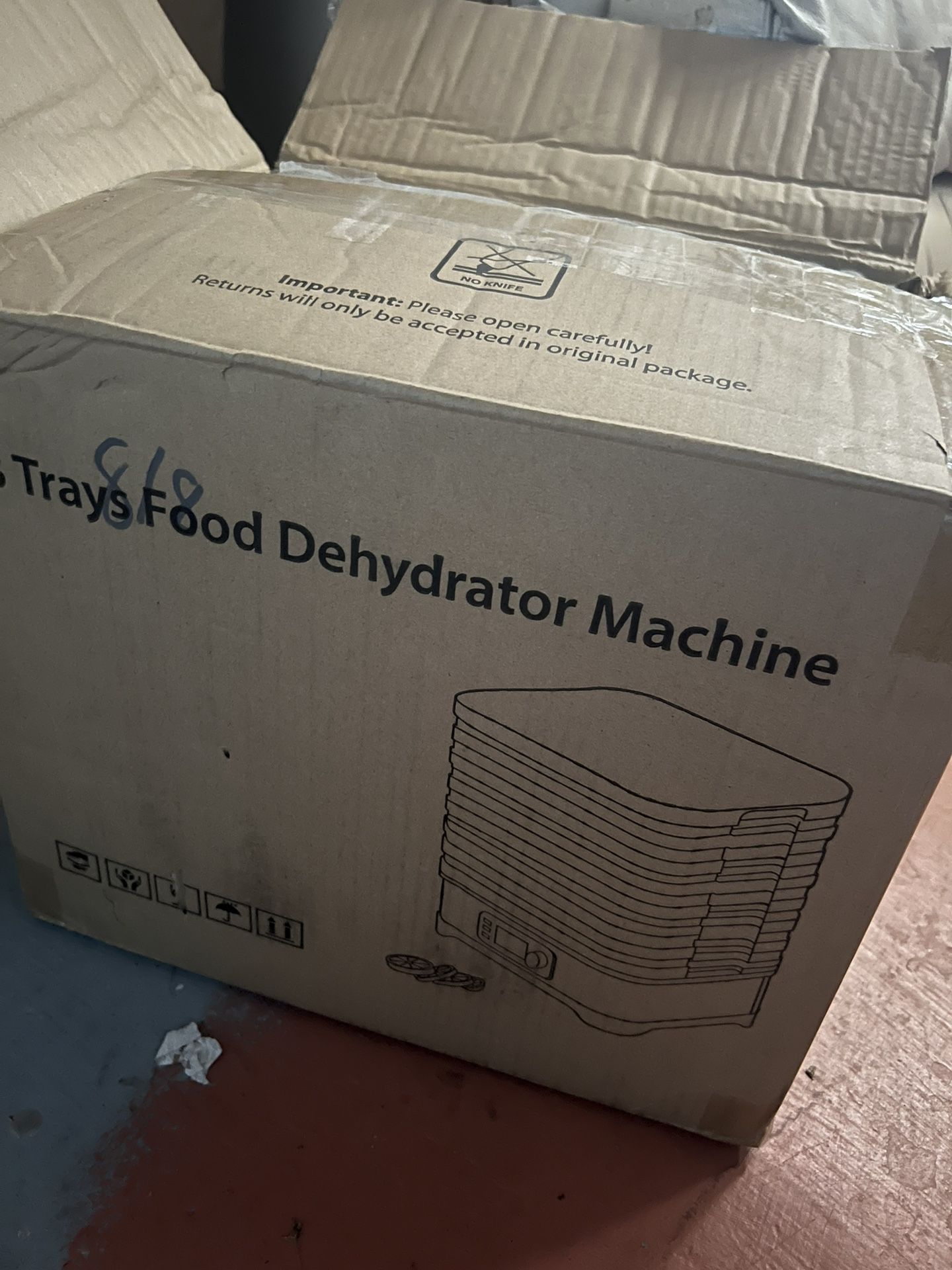 VIVOHOME Food Dehydrator, Electric 8 Trays Hydrator Machine in