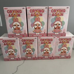 Pop Mart Crying Again Vinyl Face Plush Blind Box Authentic