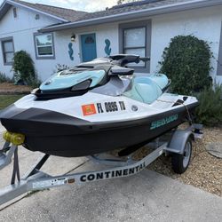2024 Seadoo Gti 130 (depth Finder Installed)  W/ Trailer And Accessories 