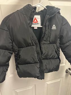 Reebok Black Kids Puffer Jacket