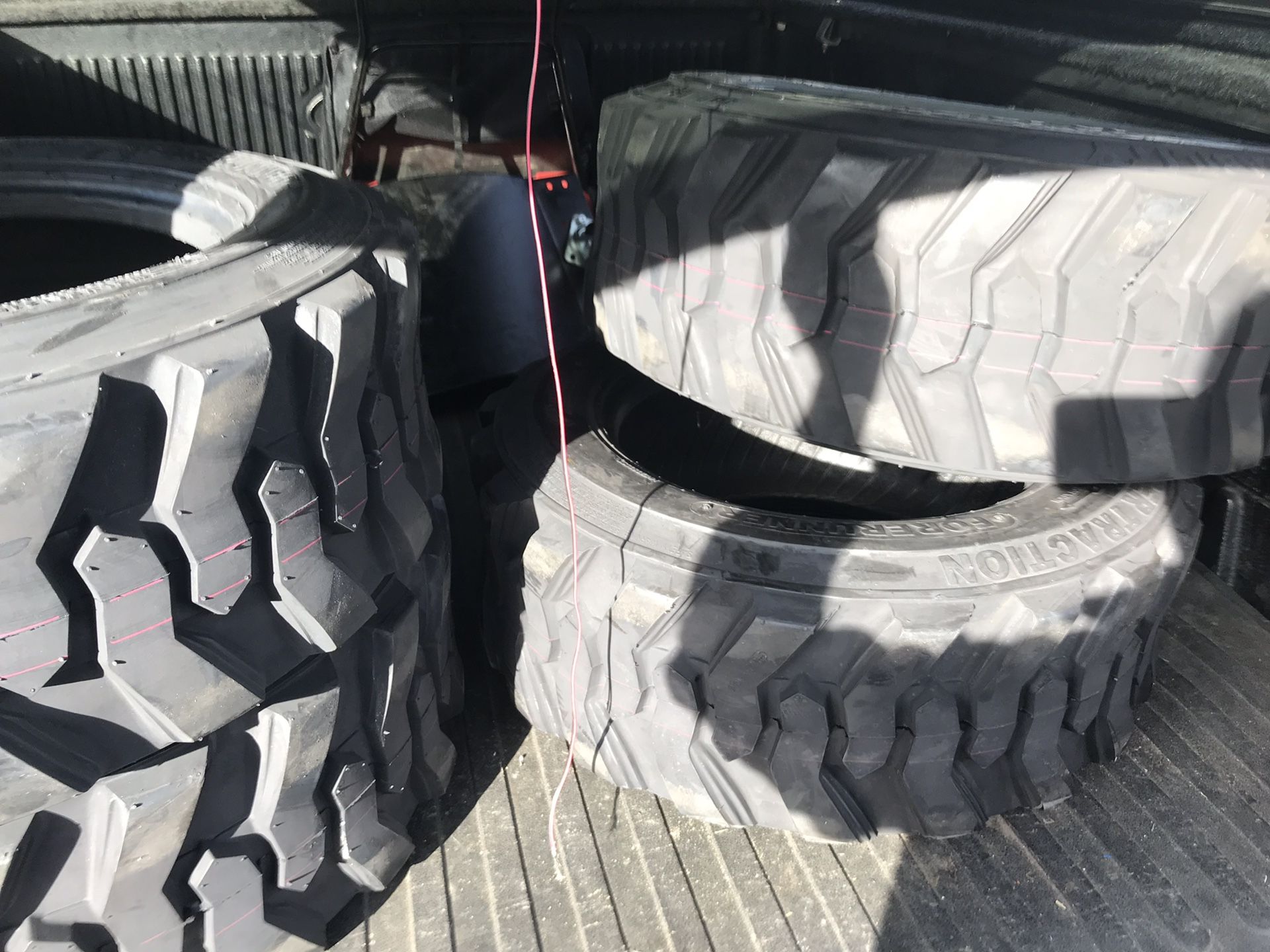 4x Bobcat tires skid steer 10-16.5 12ply $425 no bargain price firm