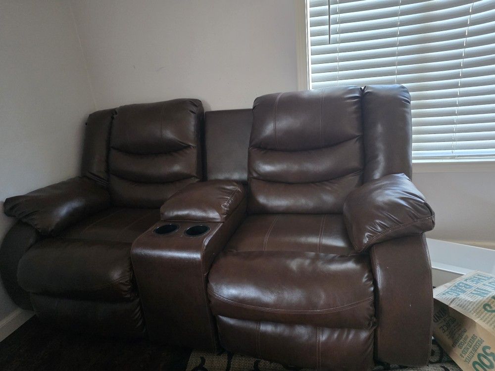 Leather Sofa - 50