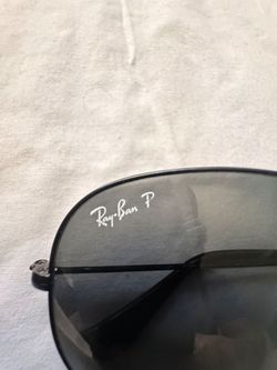 Ray-Ban Polarized Sunglasses Black Frame