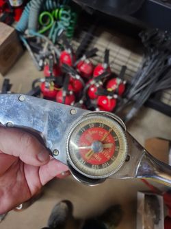 Snap-on 3/8 inch pounds dial type torque wrench