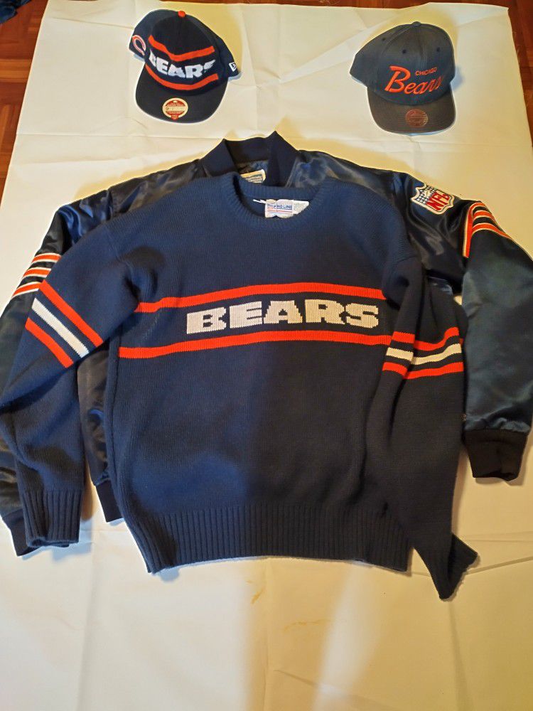Chicago Bears Jersey Sweater Jacket 