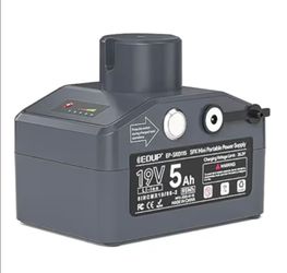 EDUP Starlink Mini Battery Pack WITHOUT CHARGER, Portable Starlink Battery 95Wh Power Supply, 19V/5Ah Output, IP65 Waterproof, DC 25.2V/3A Adapter, Pl
