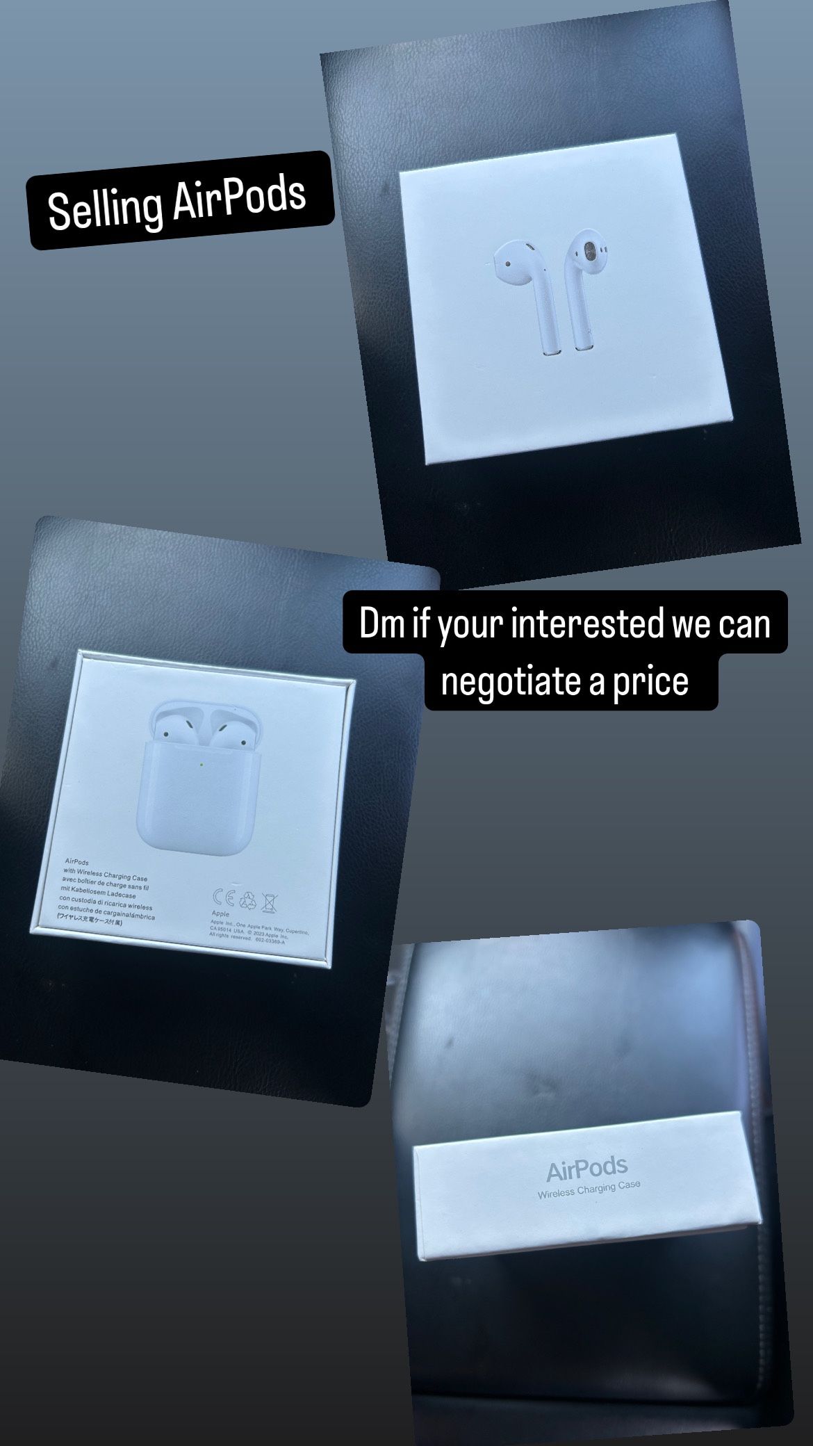 Airpods, Can Negotiate Price If Necessary